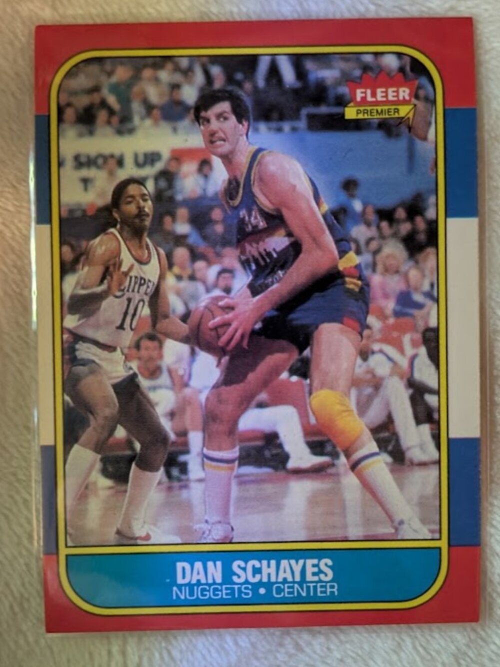 1986 Fleer DAN SCHAYES #98